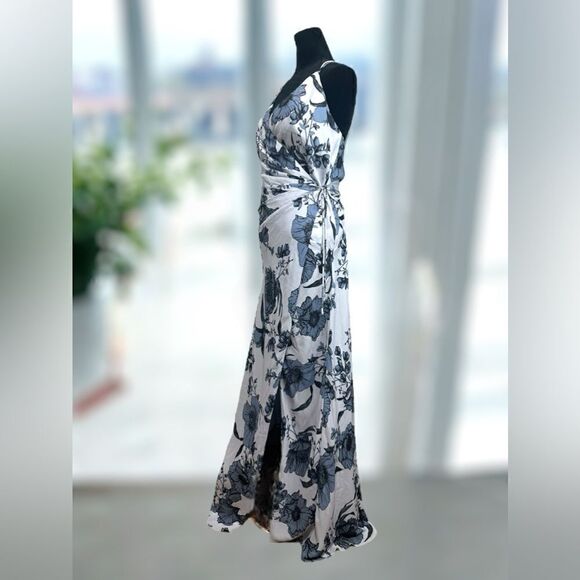 🔥🔥Fame and Partners Floral-Print Maxi Wrap Dress Size S - Picture 7 of 15